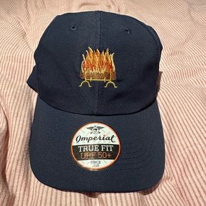 Imperial Navy Performance Dad Golf Hat #WPL285 (Wannamoisett Fireplace) - New